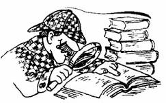 cartoon of Sherlock Holmes